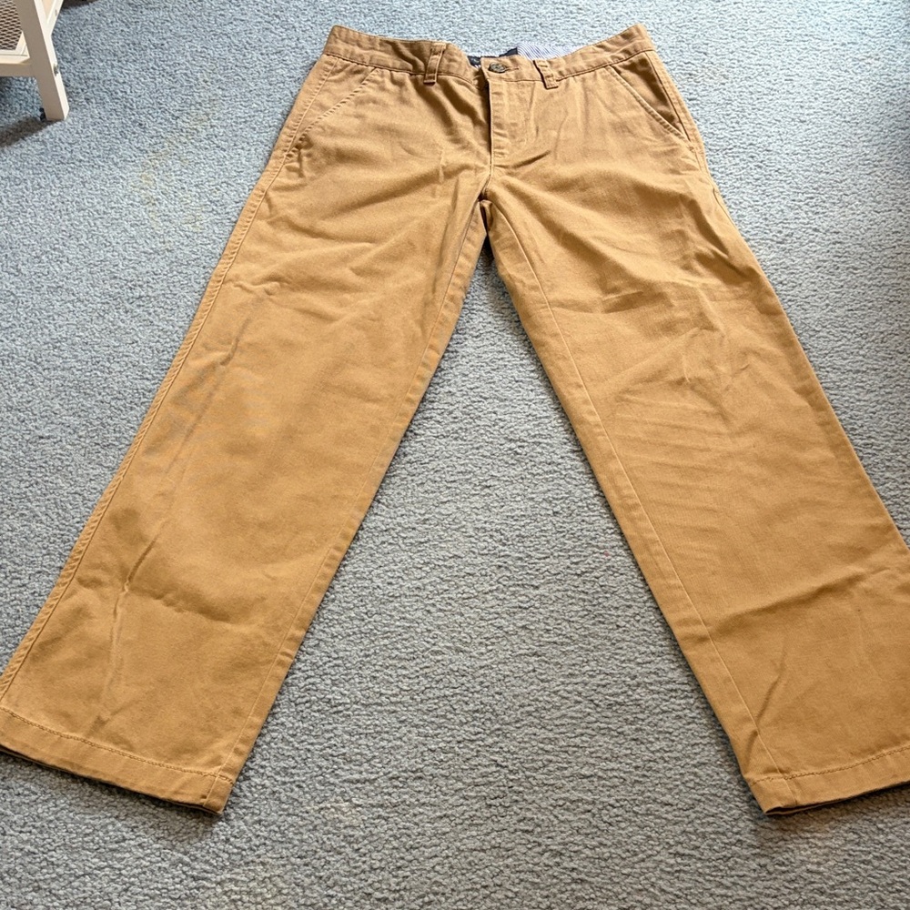 Tommy Hilfiger Straight Leg Chinos in Camel